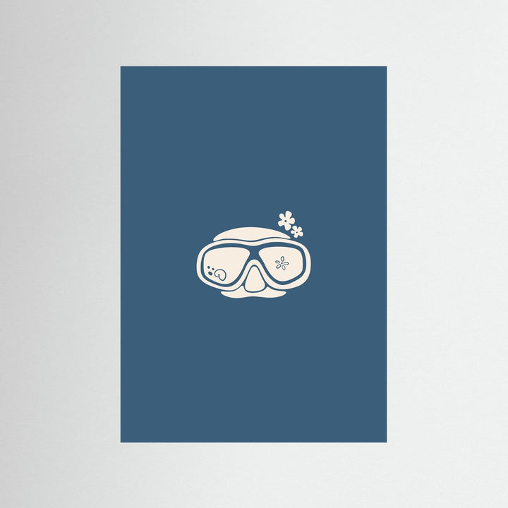 Dive Mask Poster