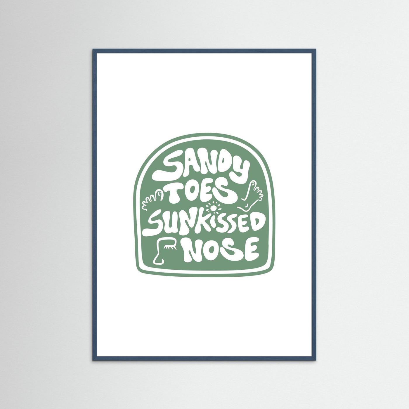 Sandy Toes Poster