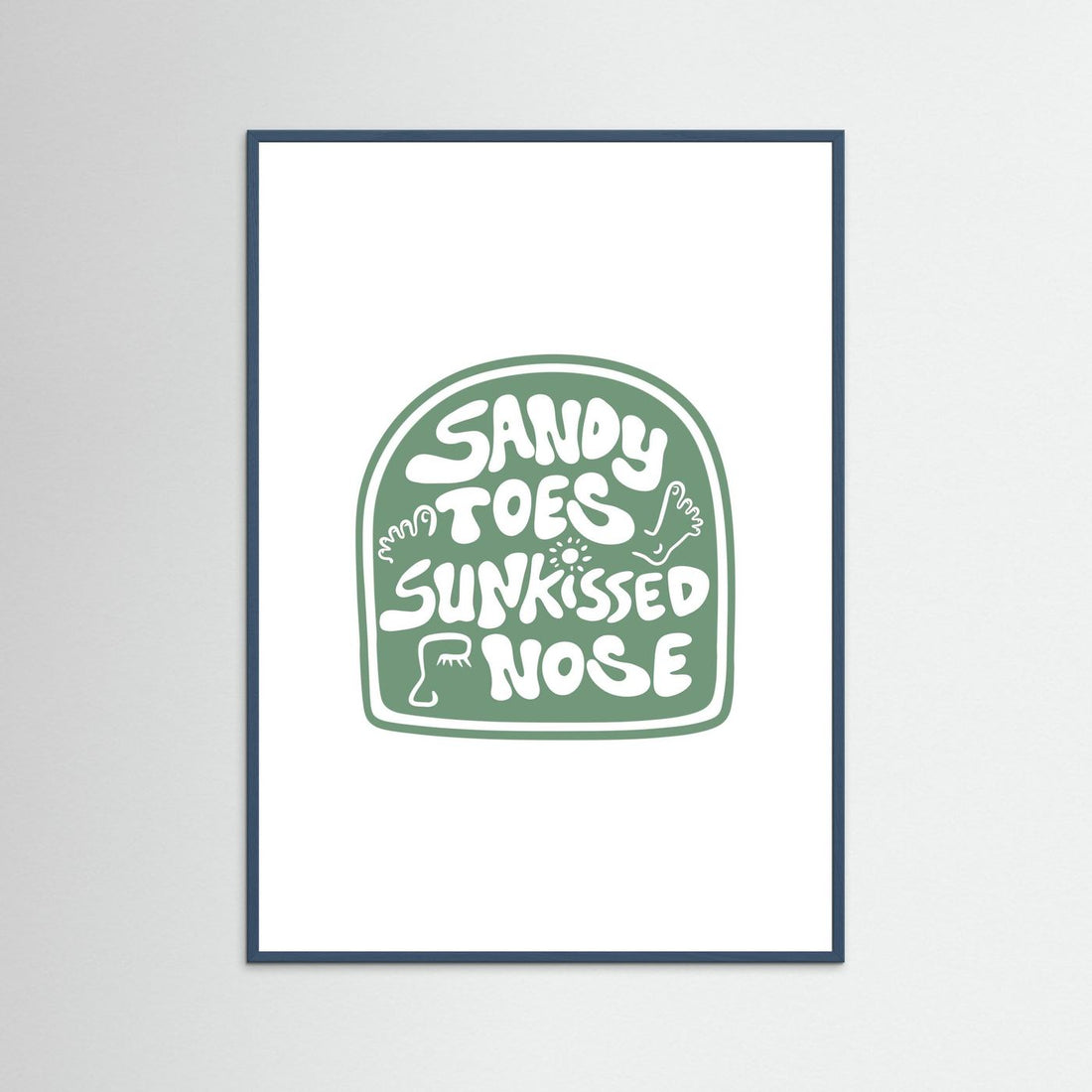 Sandy Toes Poster