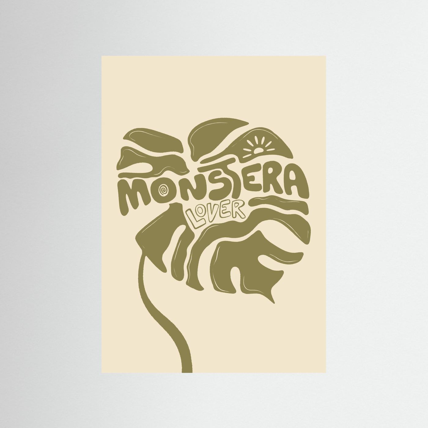 Monstera Lover Poster