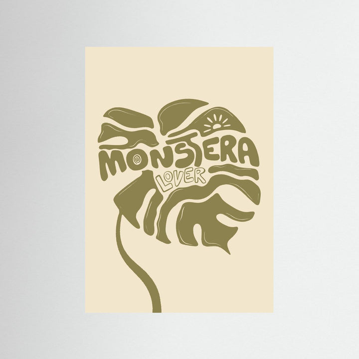 Monstera Lover Poster
