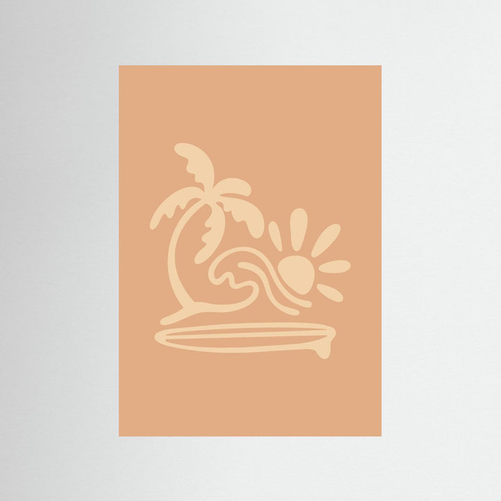 Surf Beach Poster
