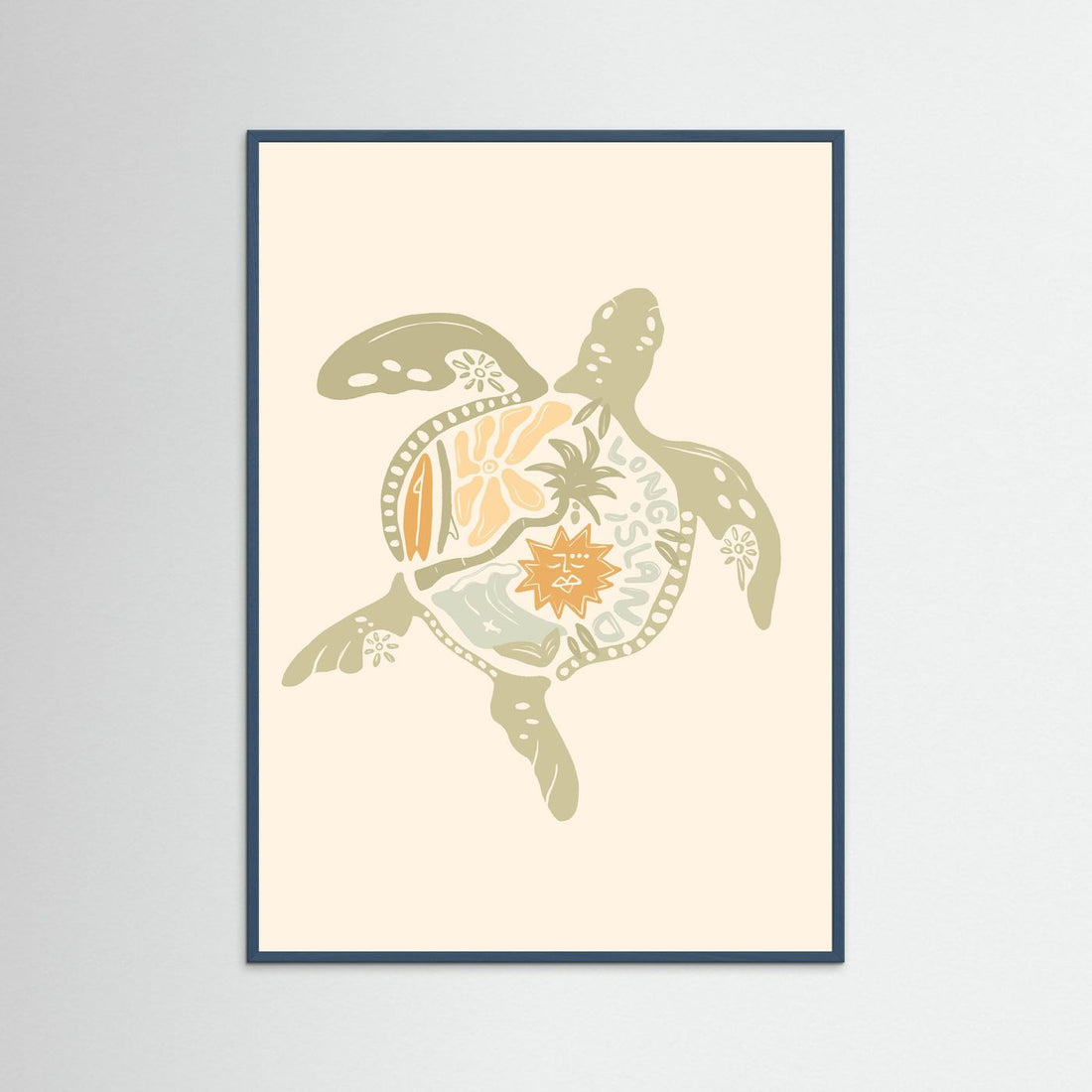 Turtle Boho Poster