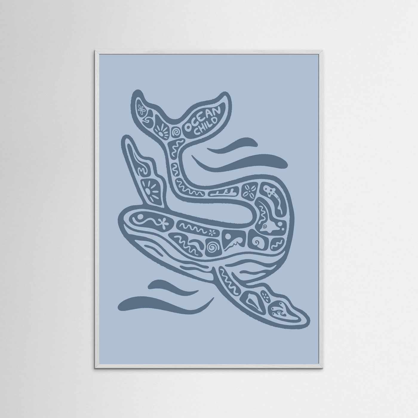 Whale Harmony Poster
