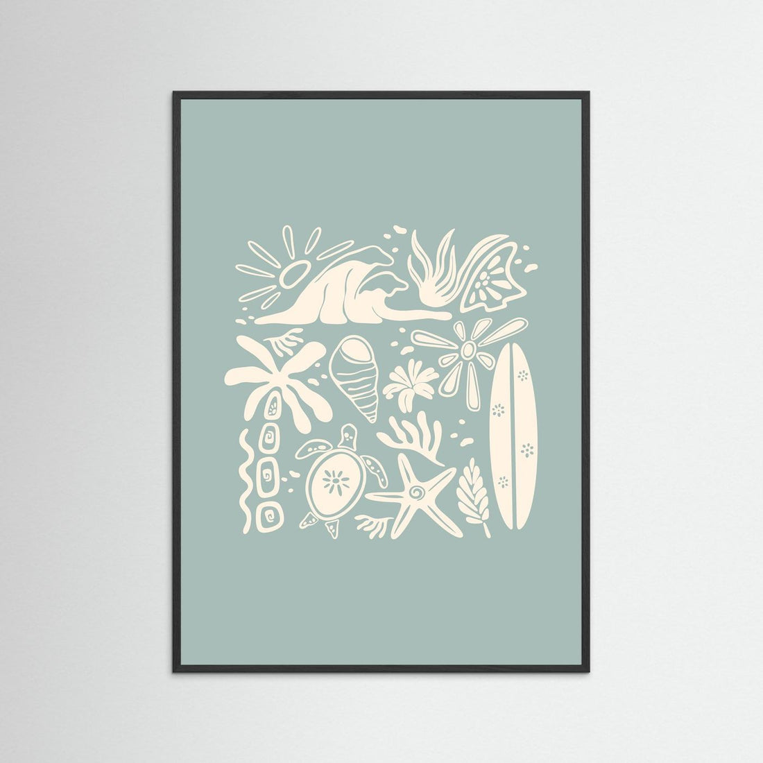 Beachy Vibes Poster