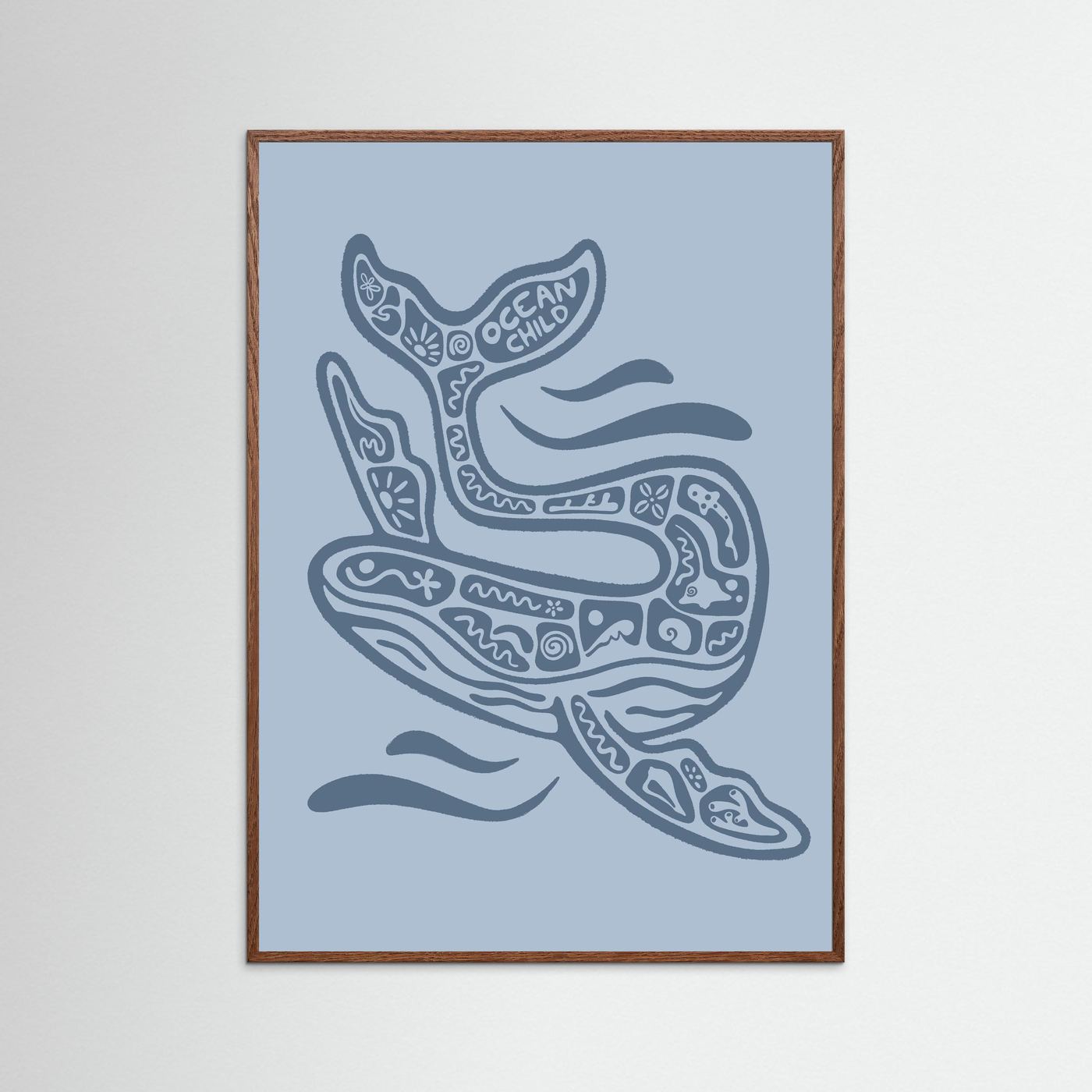 Whale Harmony Poster