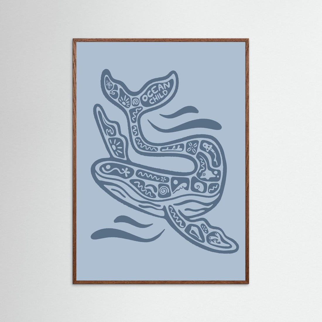 Whale Harmony Poster