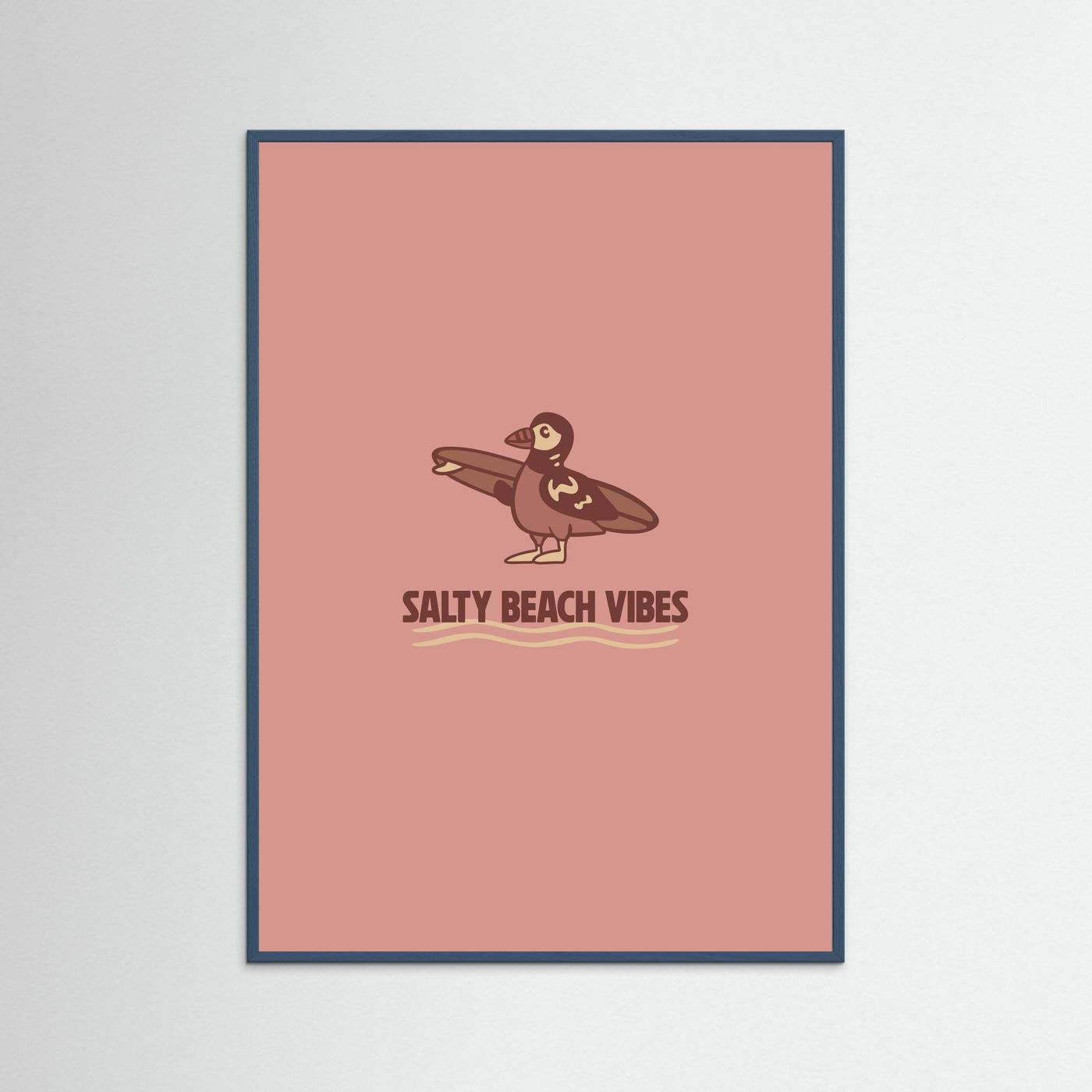 Surf Pinguin Poster