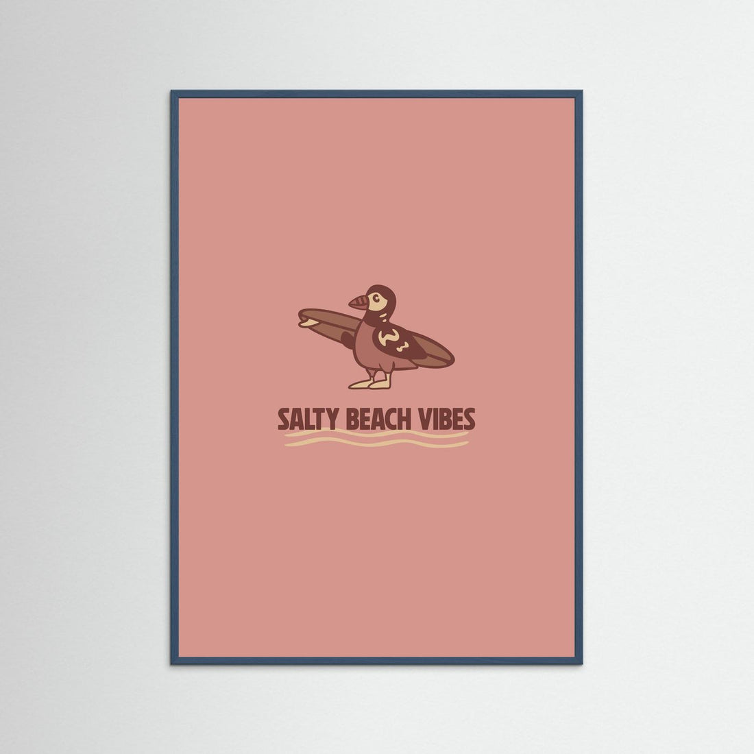 Surf Pinguin Poster