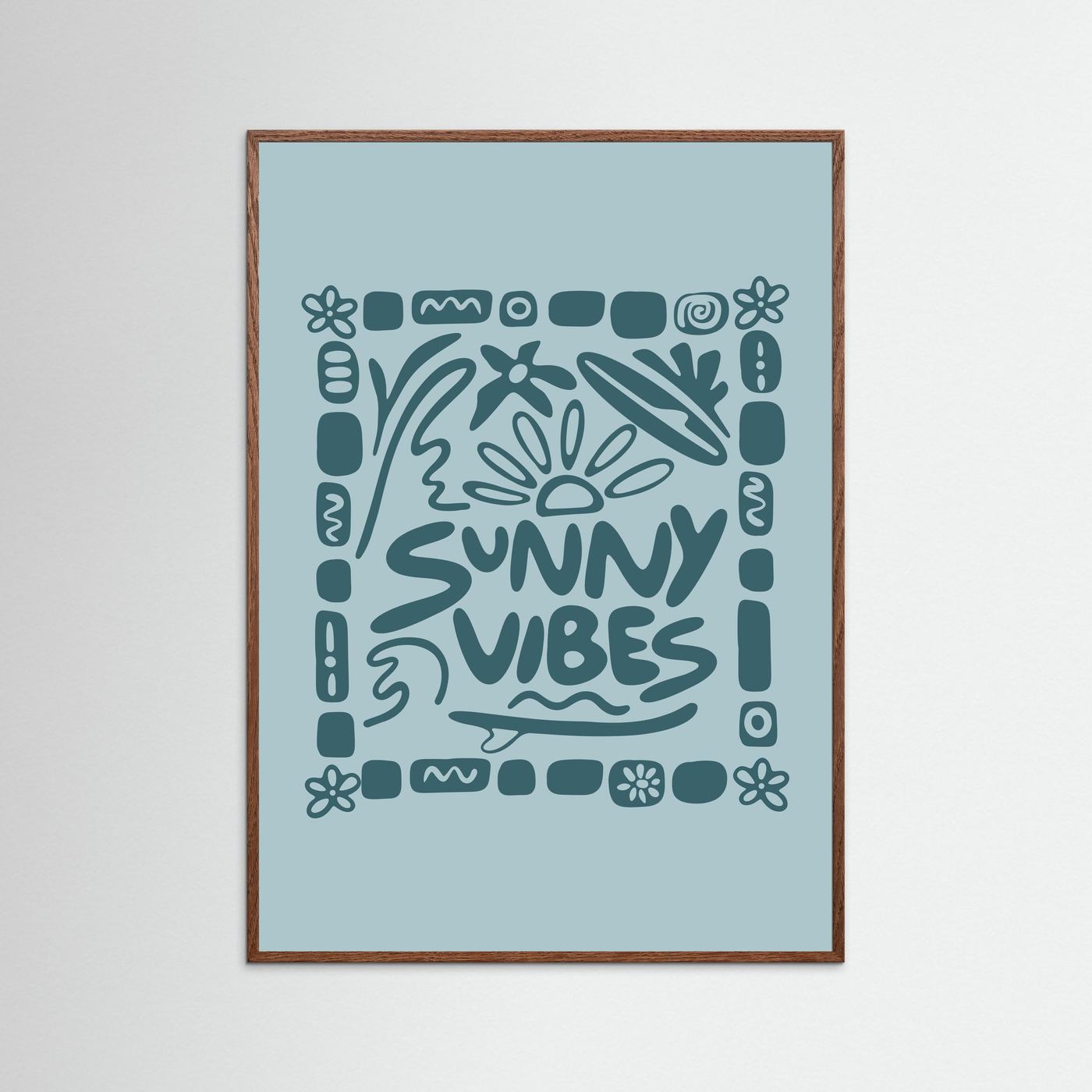 Sunny Vibes Poster