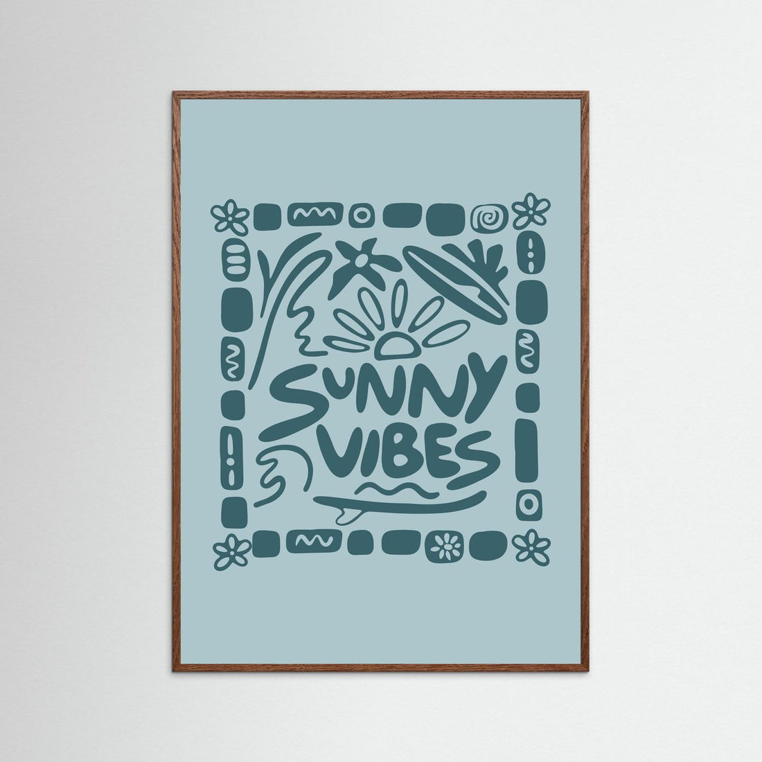 Sunny Vibes Poster