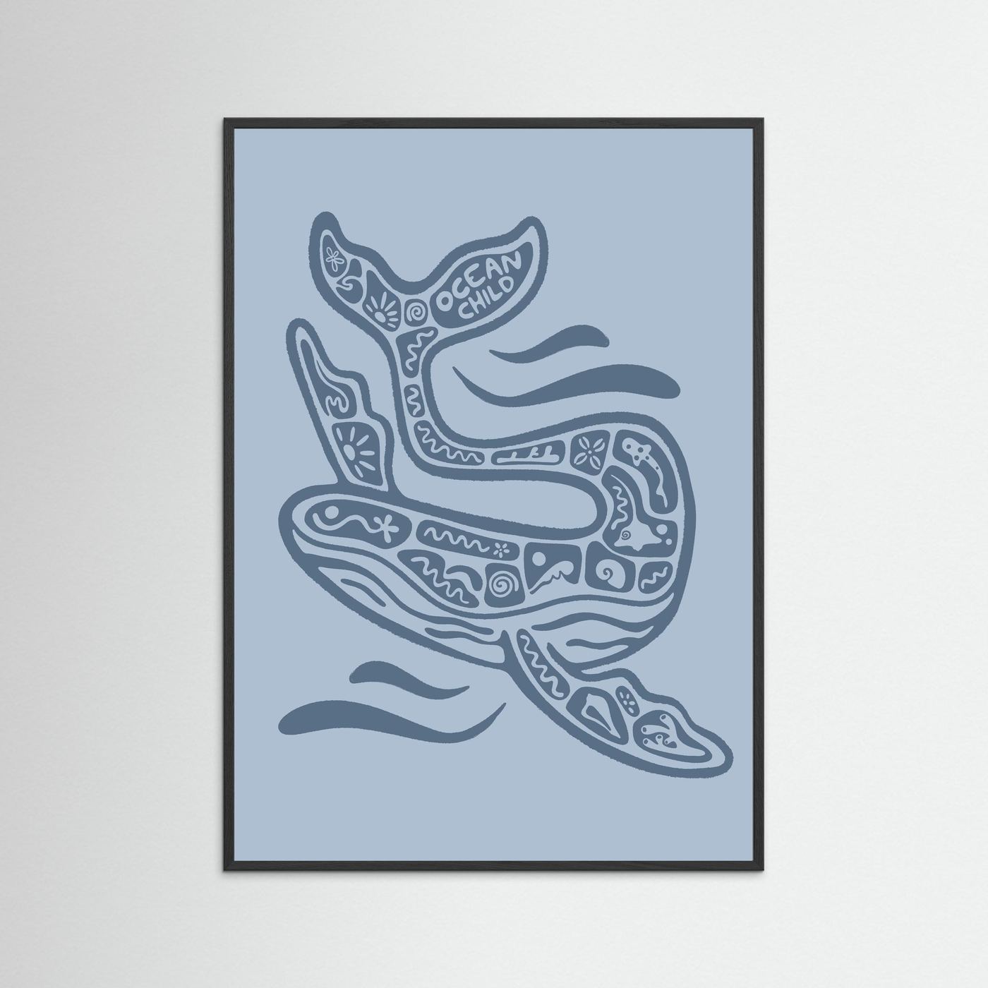 Whale Harmony Poster