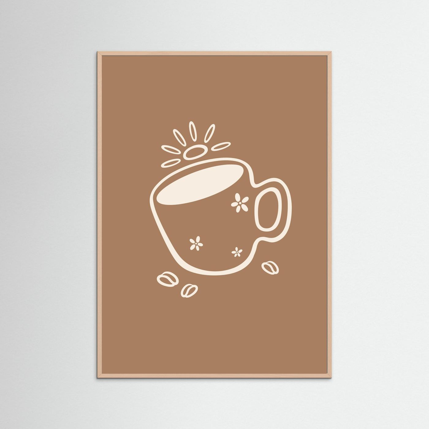 Flower Coffee Mug Poster