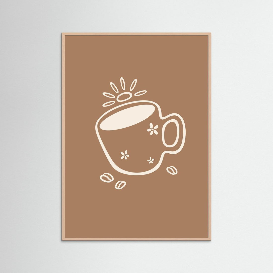 Flower Coffee Mug Poster