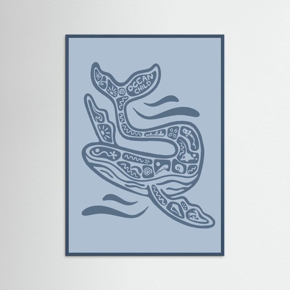 Whale Harmony Poster