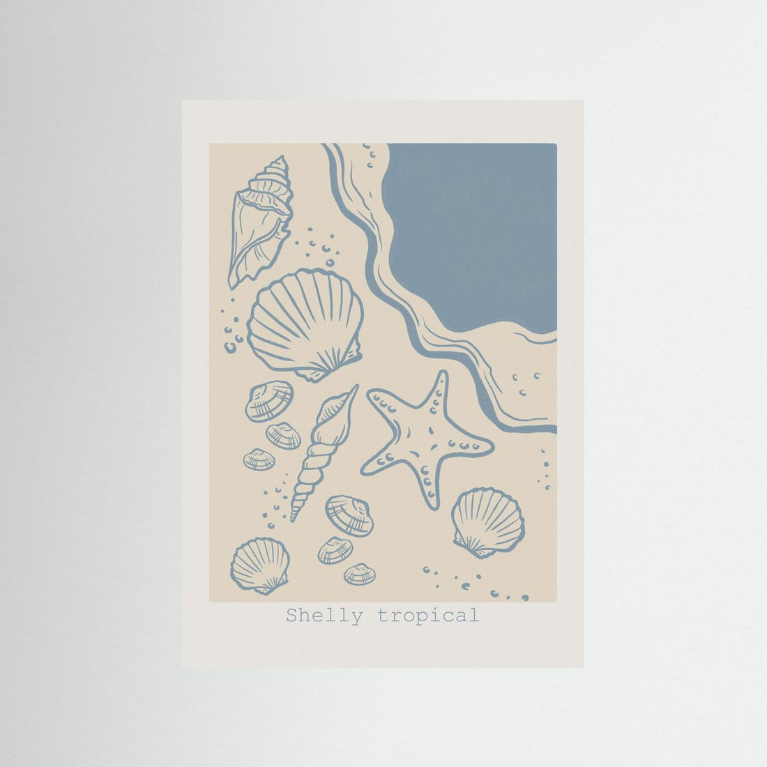 Shelly Tropical Poster