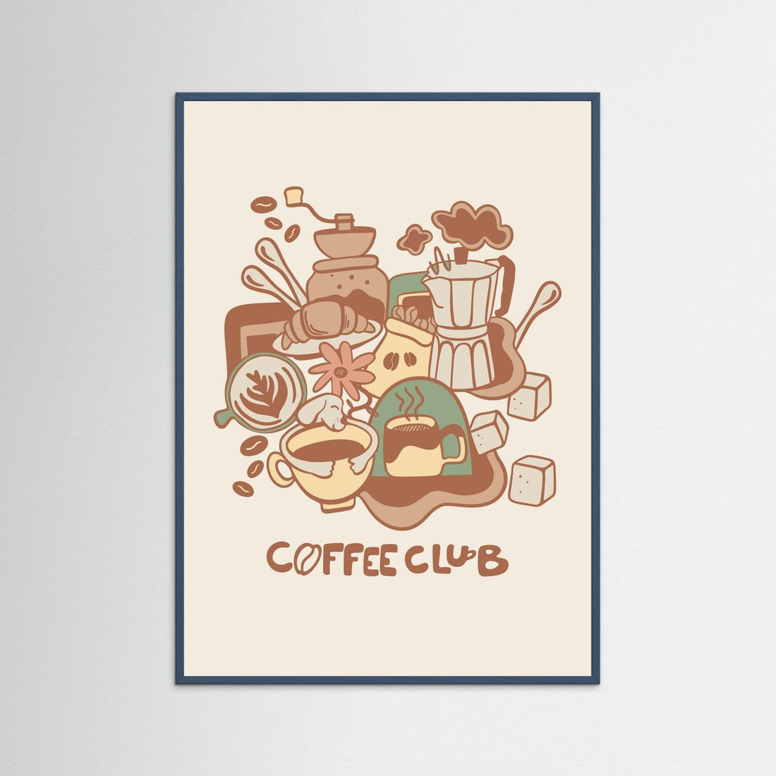 Coffee Lineart Poster