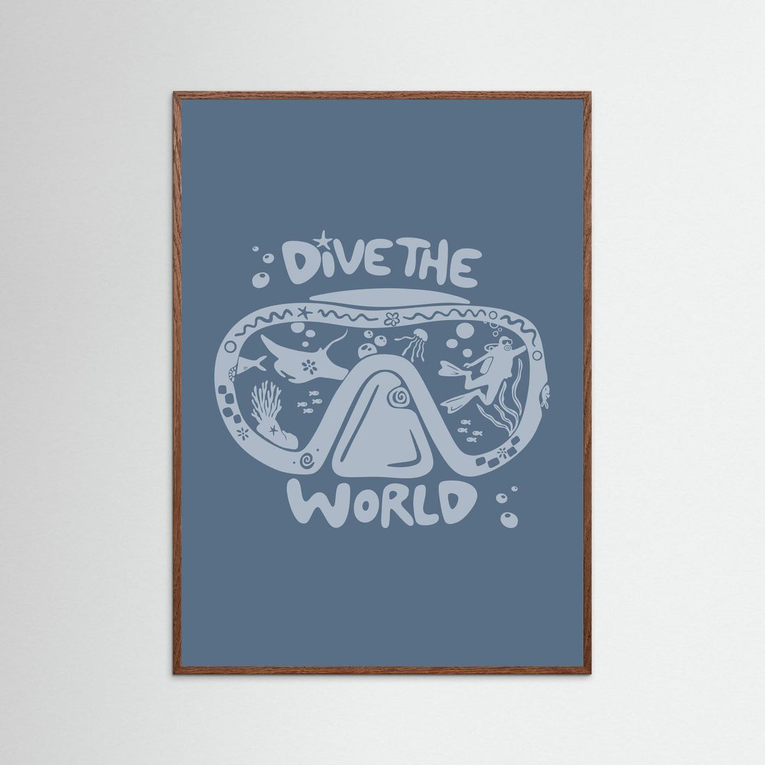 Dive The World Poster
