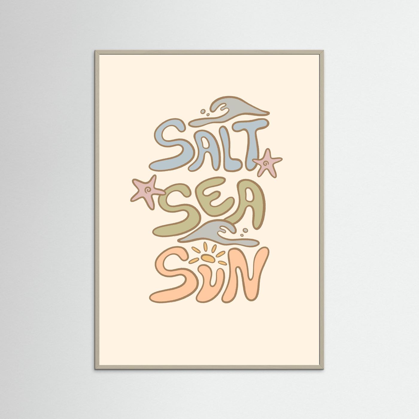 Salt Sea Sun Poster