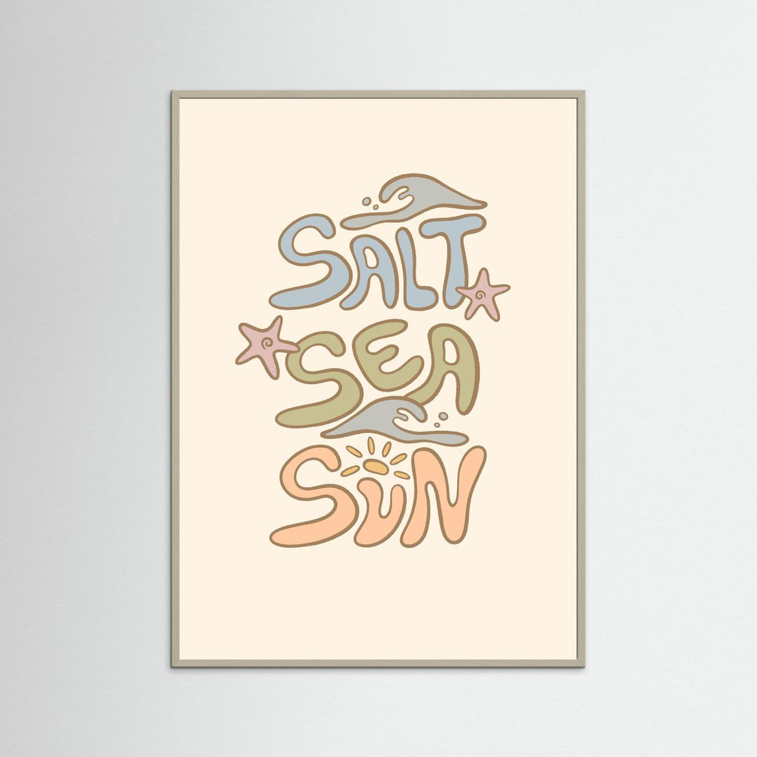 Salt Sea Sun Poster