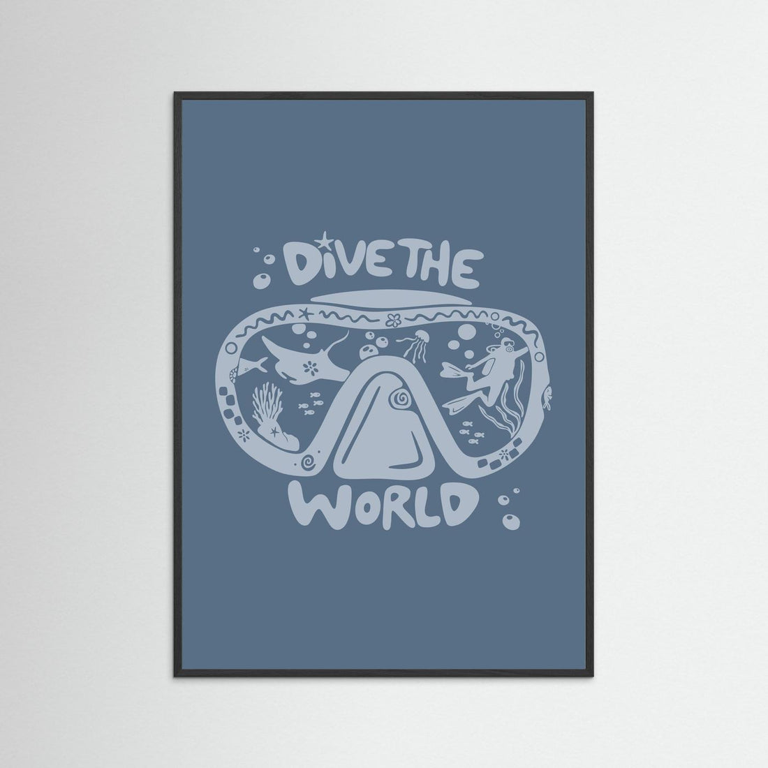 Dive The World Poster