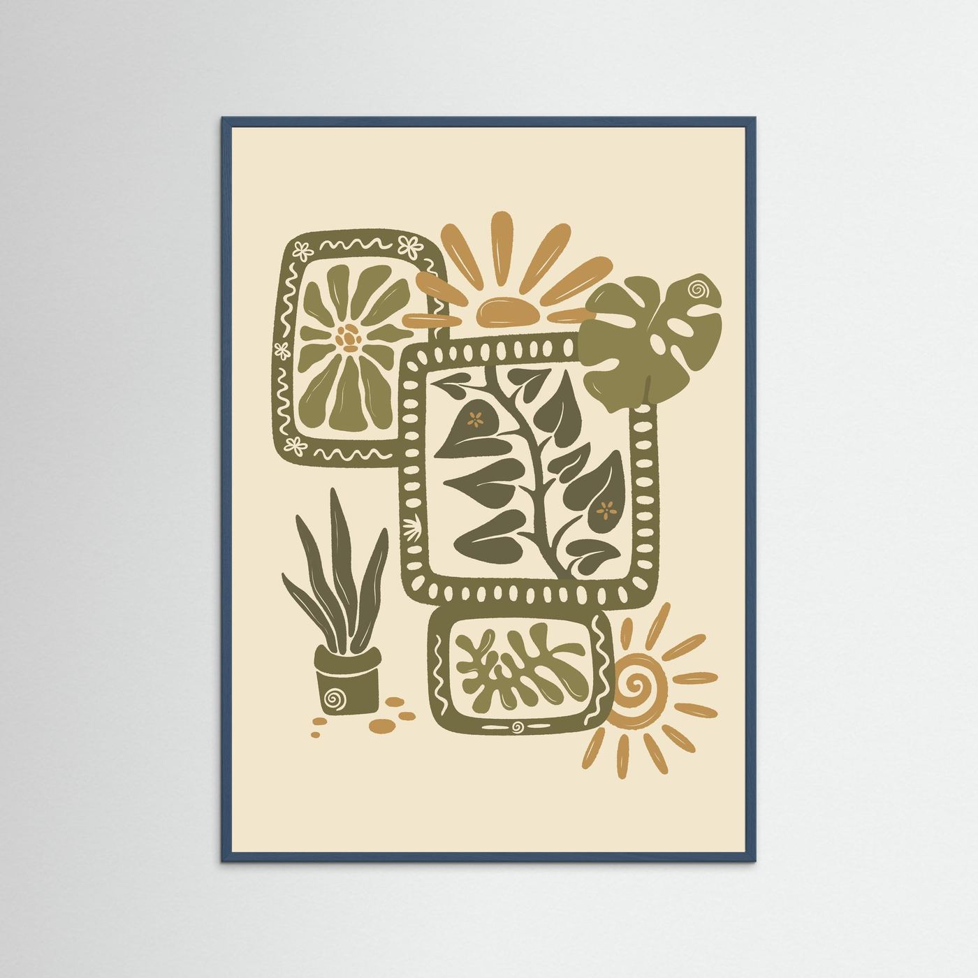 Plant Vibes Poster