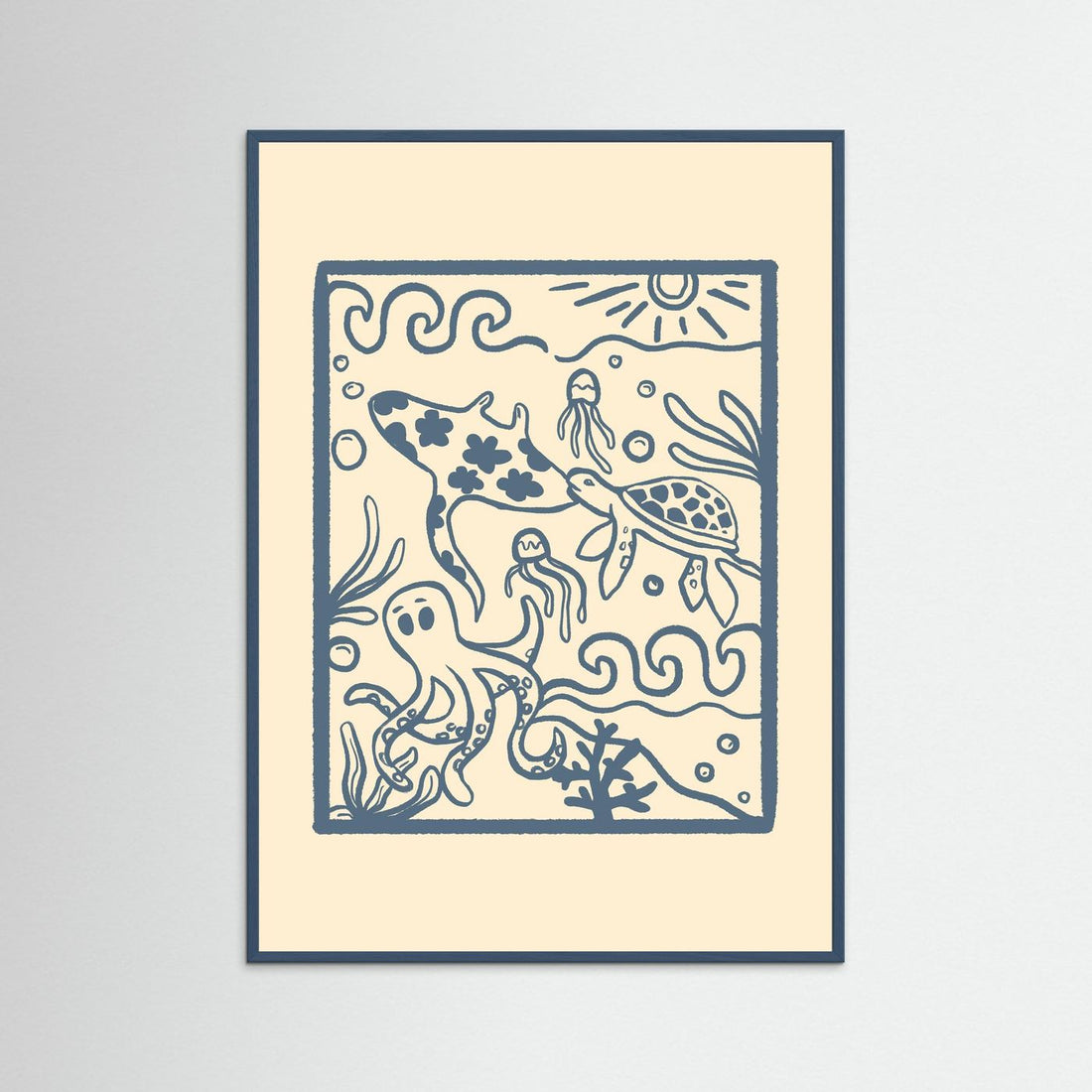 Ocean Creatures Poster