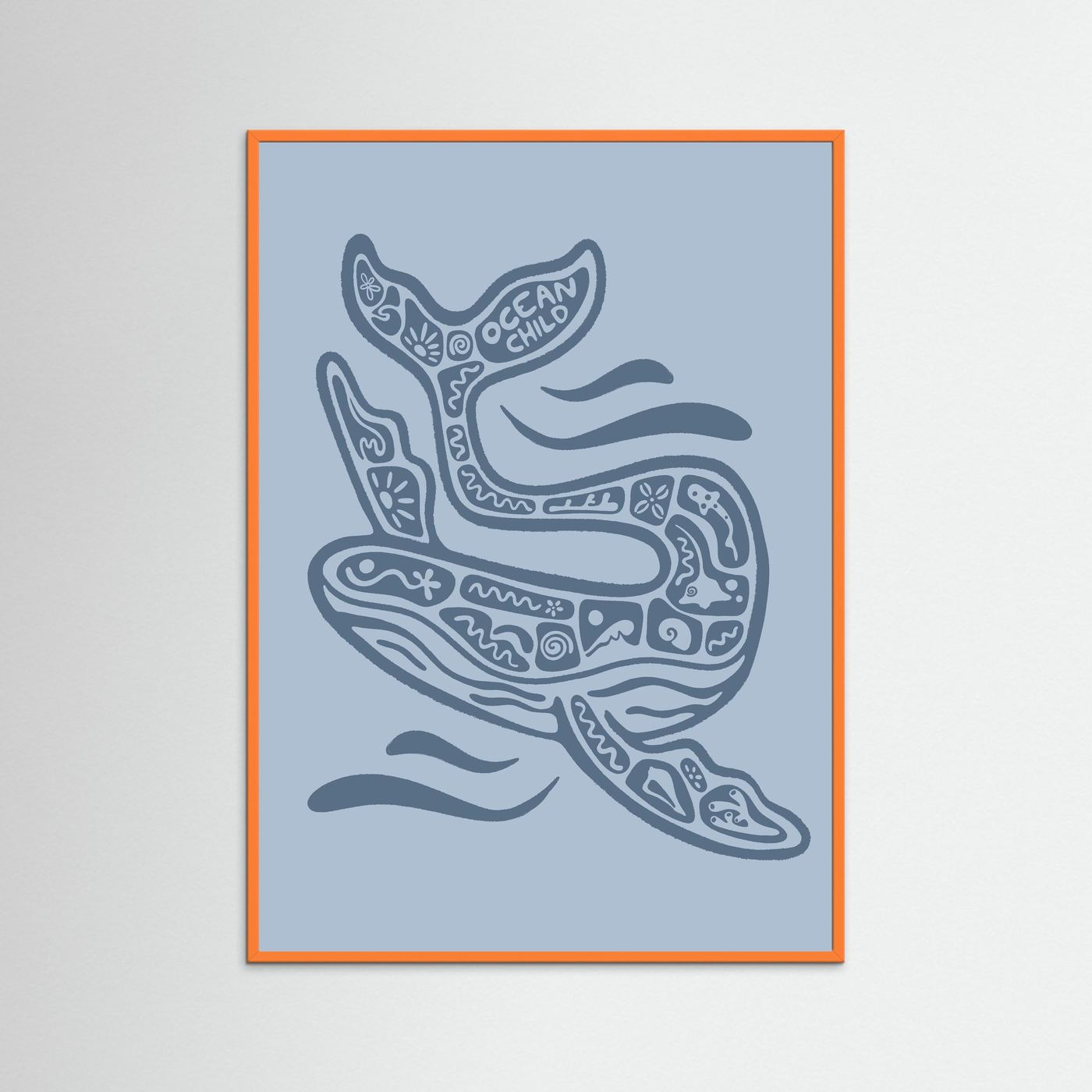 Whale Harmony Poster