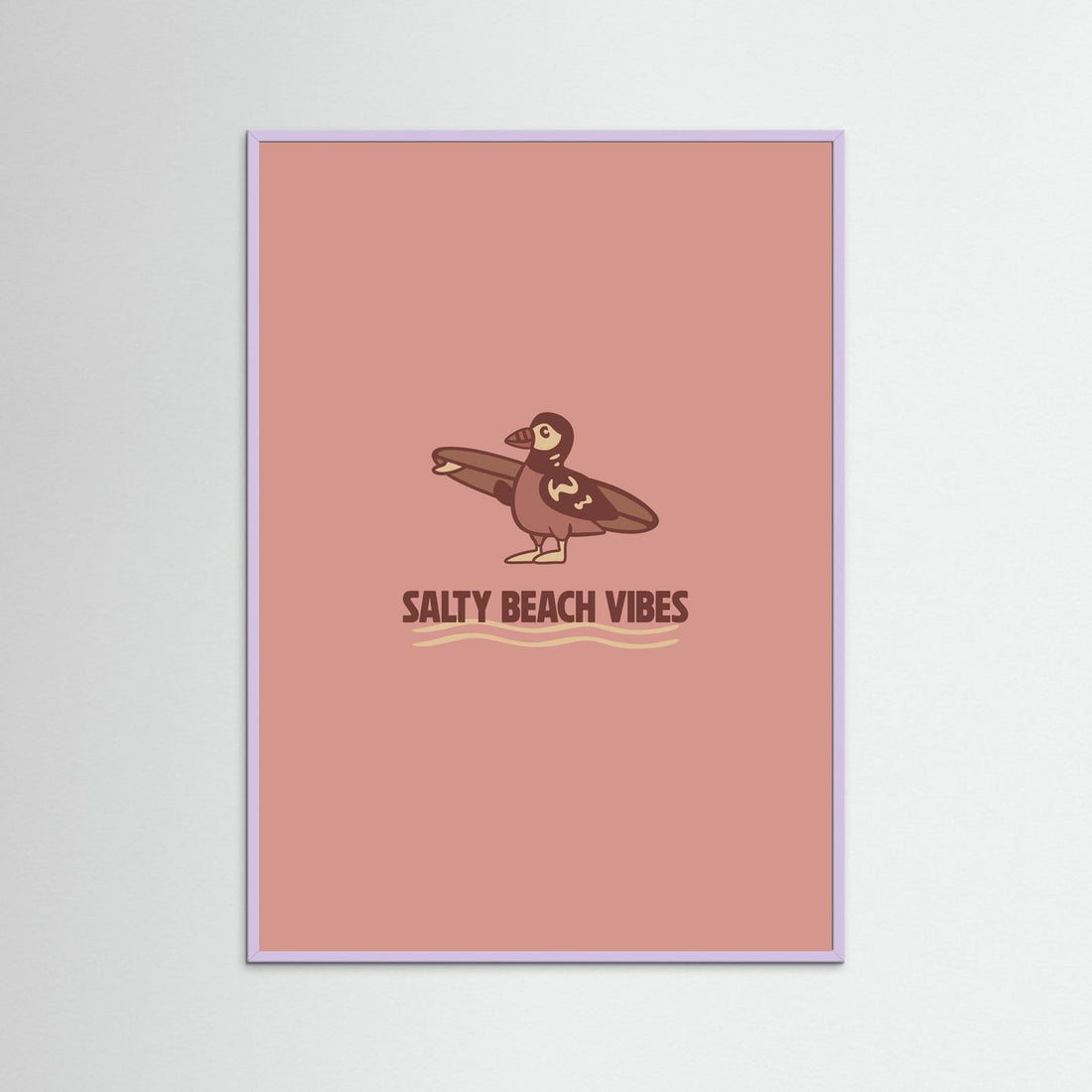 Surf Pinguin Poster