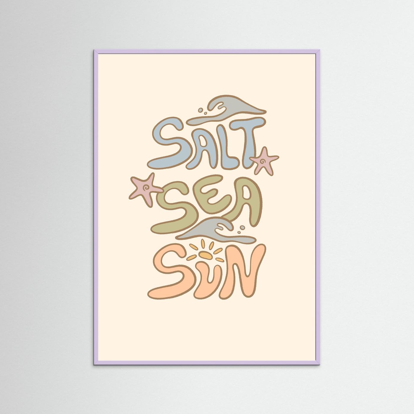 Salt Sea Sun Poster