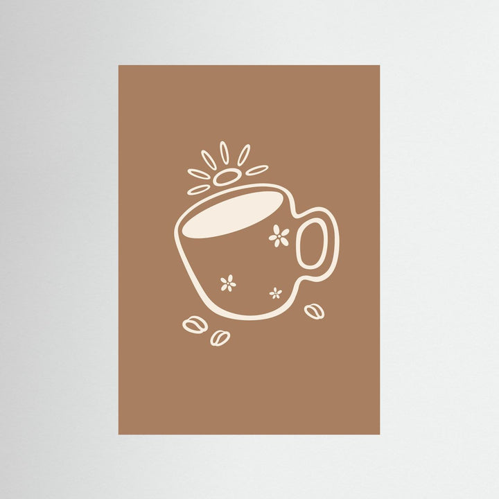 Flower Coffee Mug Poster
