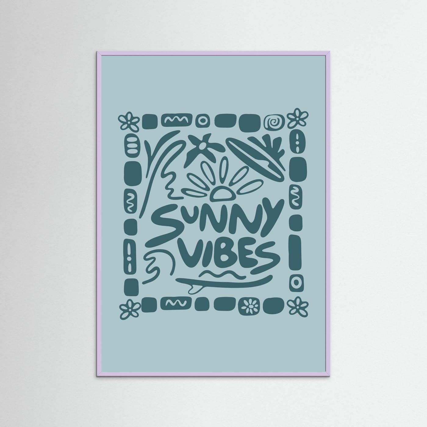 Sunny Vibes Poster