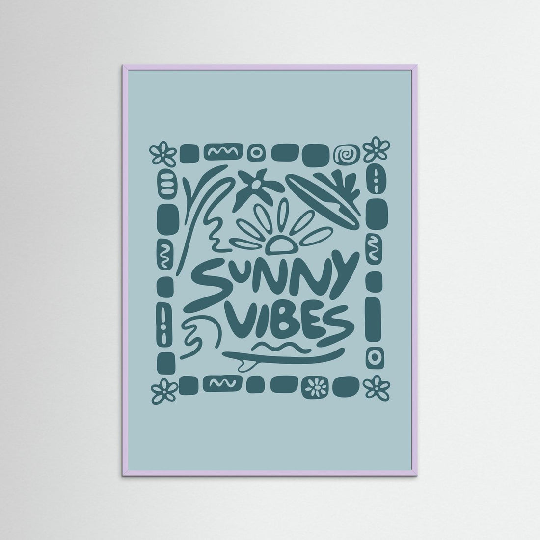Sunny Vibes Poster