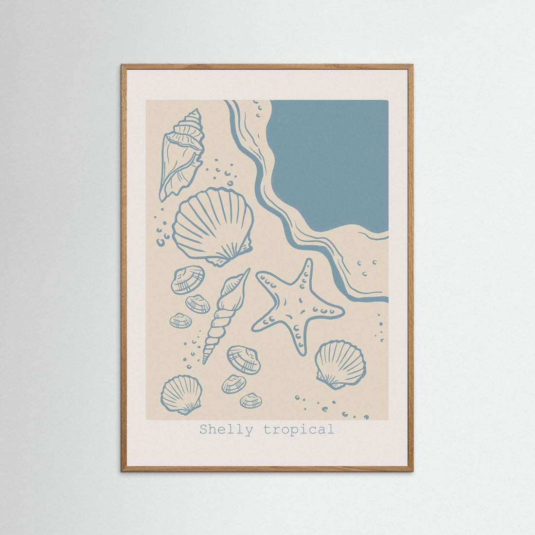 Shelly Tropical Poster