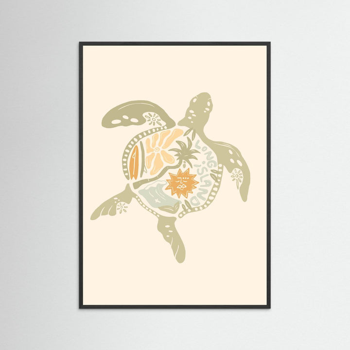 Turtle Boho Poster