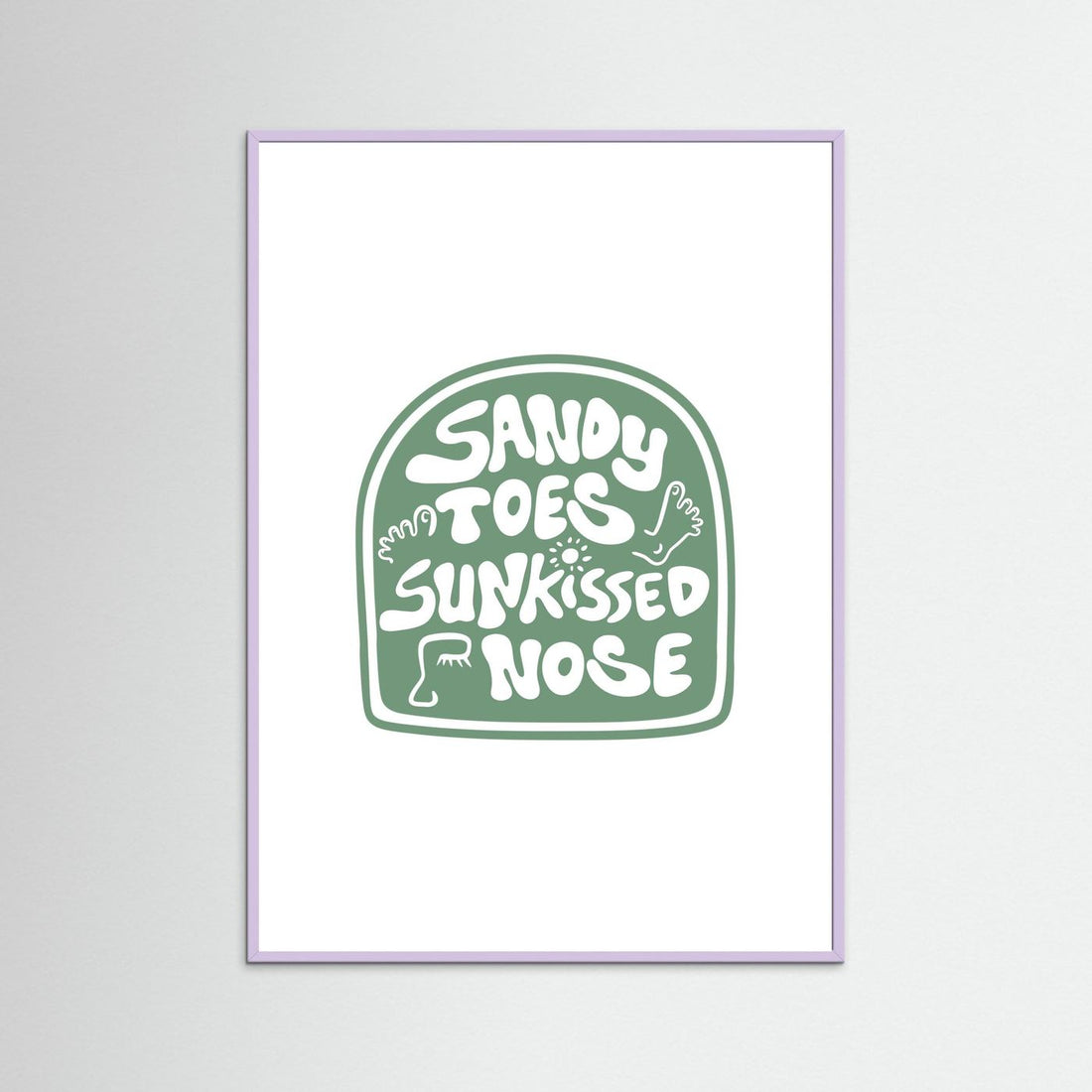 Sandy Toes Poster