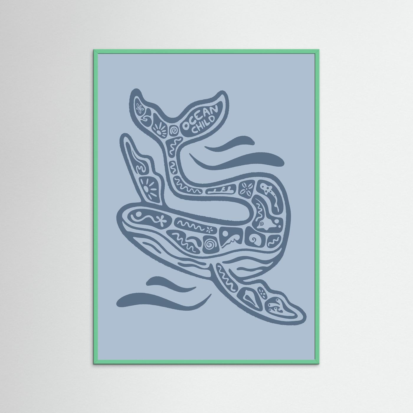 Whale Harmony Poster