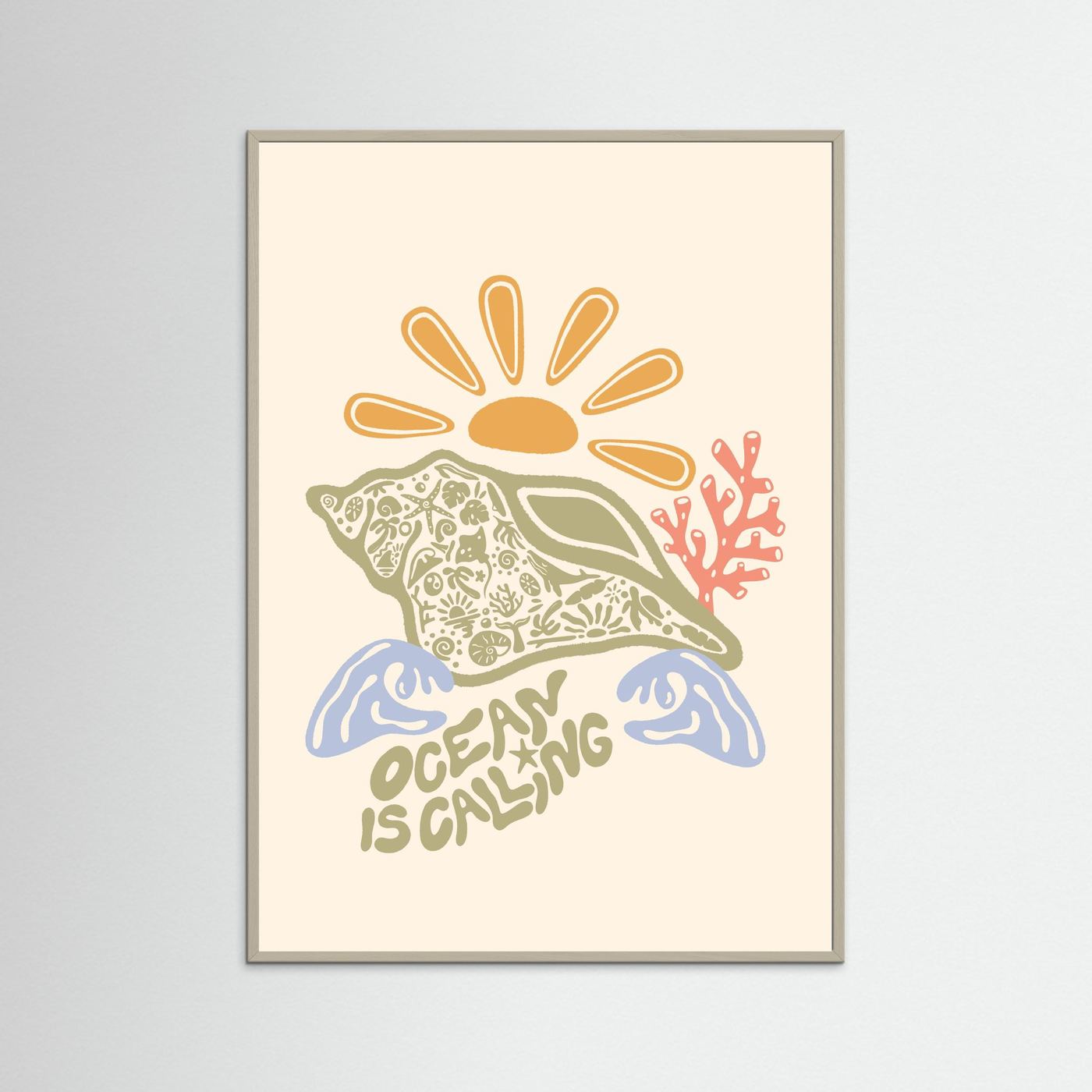 Ocean Is Calling Poster