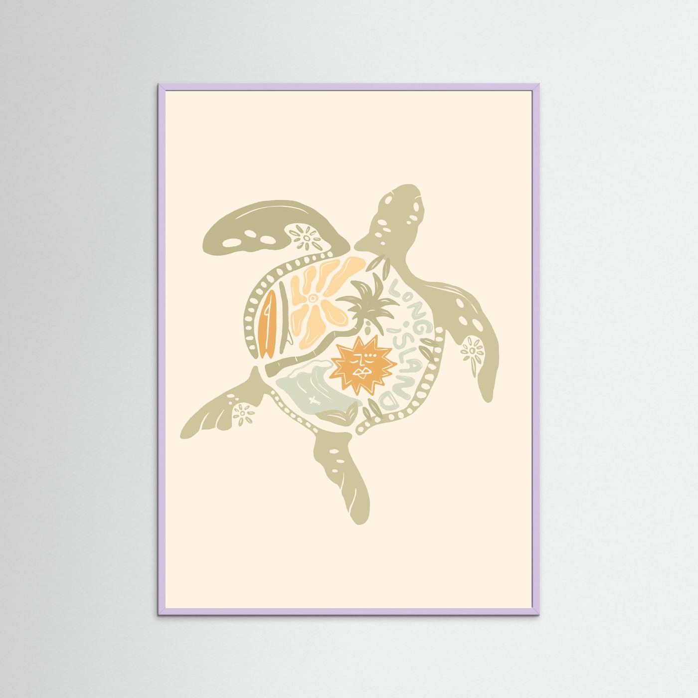 Turtle Boho Poster