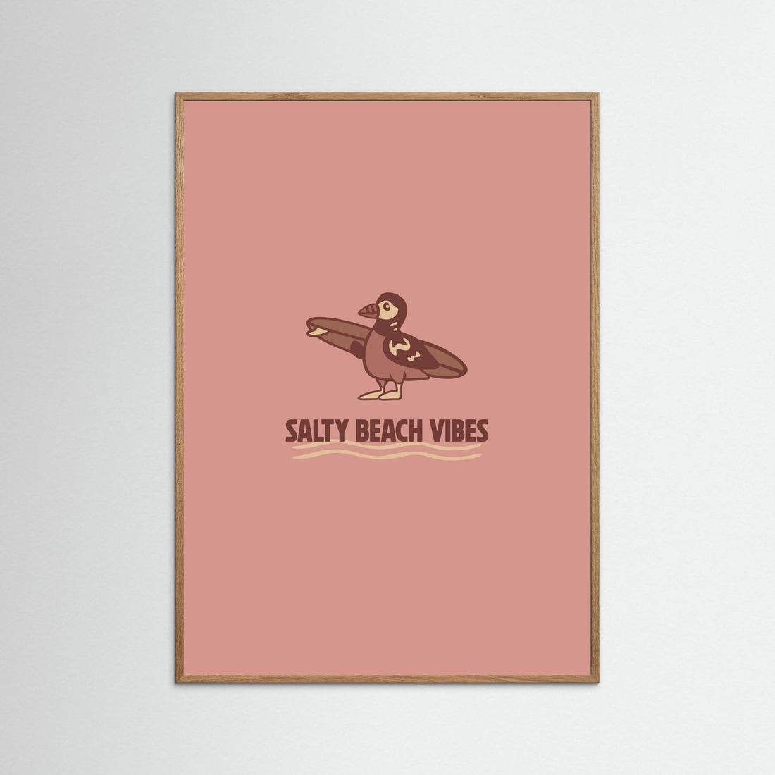 Surf Pinguin Poster