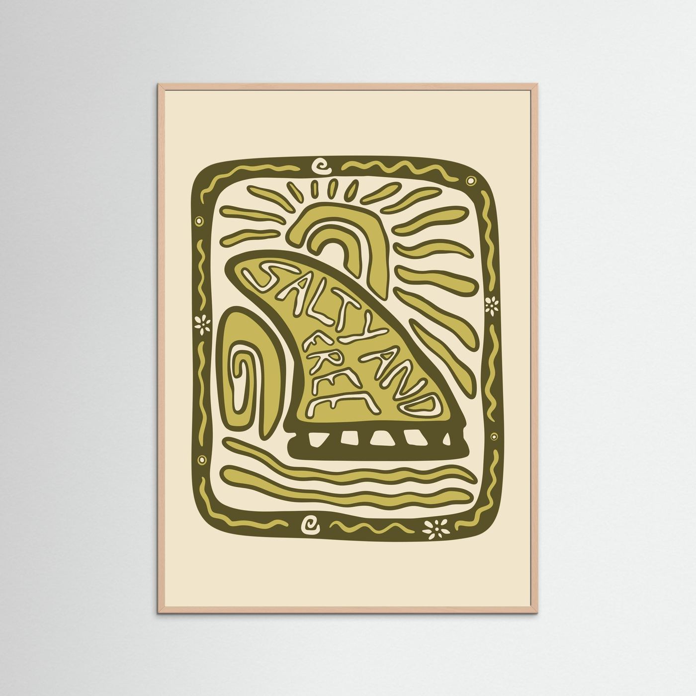 Salty and Free Poster