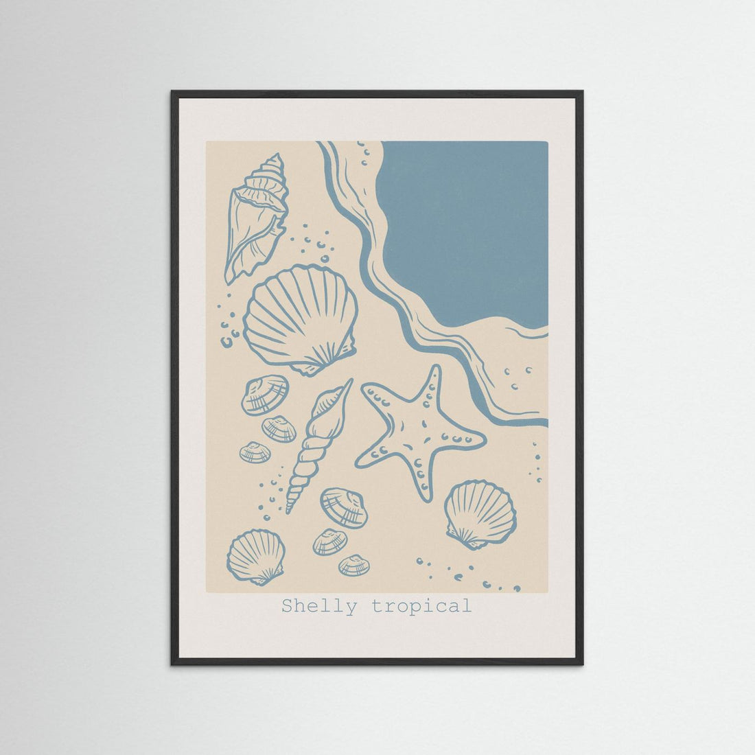 Shelly Tropical Poster
