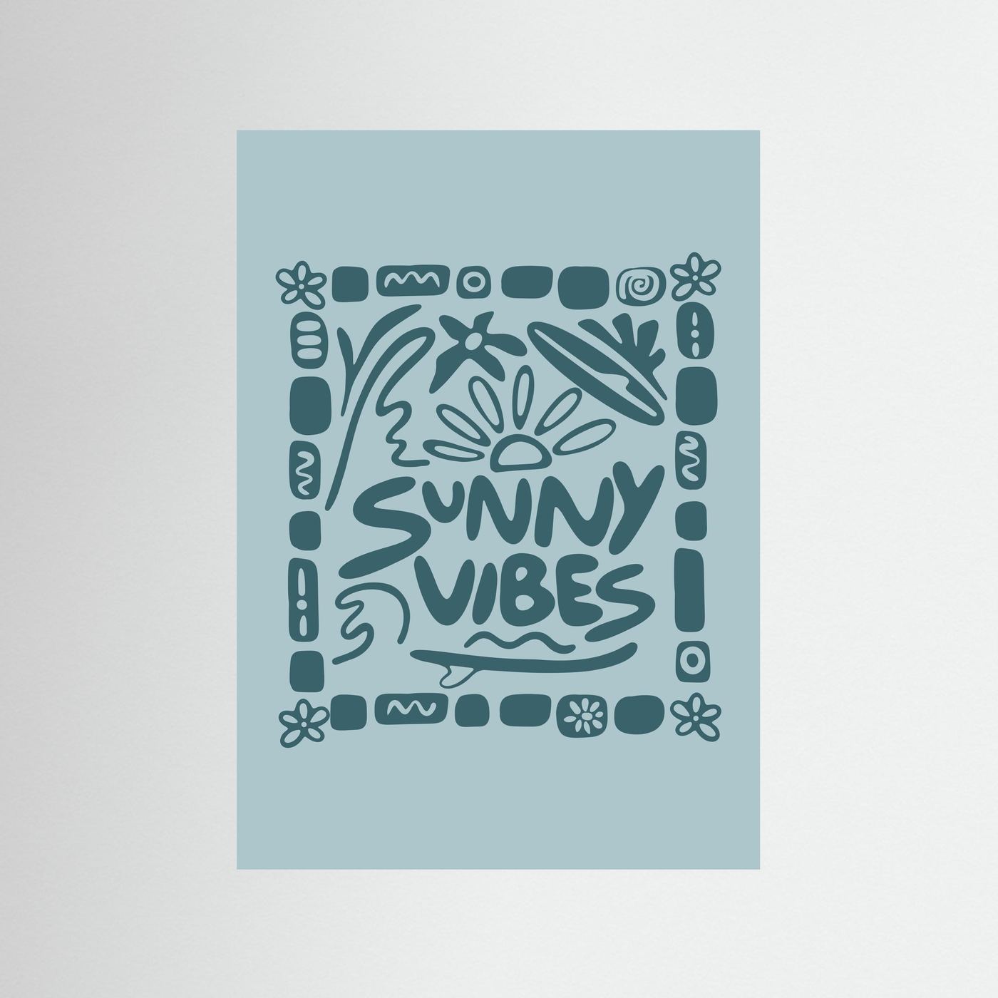 Sunny Vibes Poster