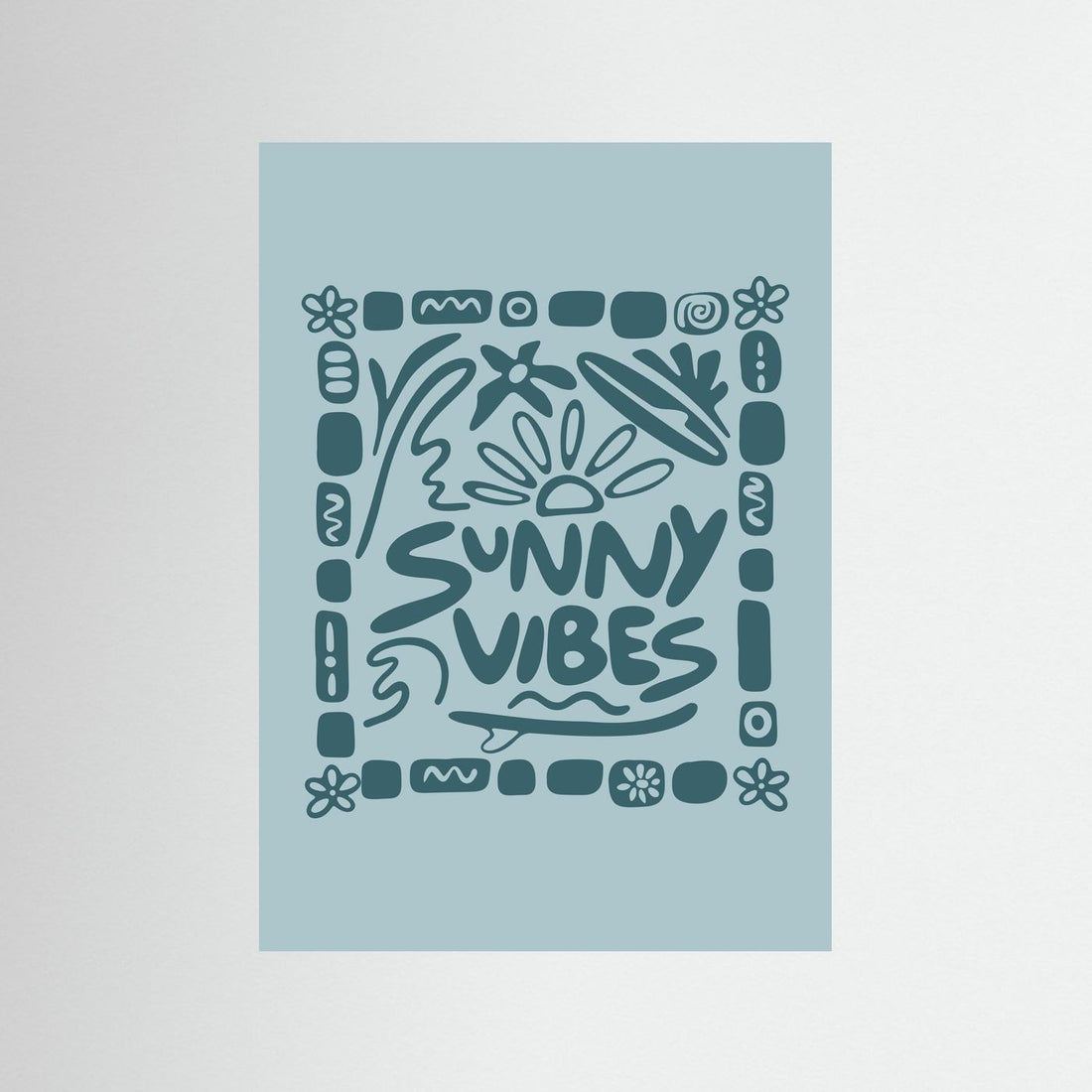Sunny Vibes Poster