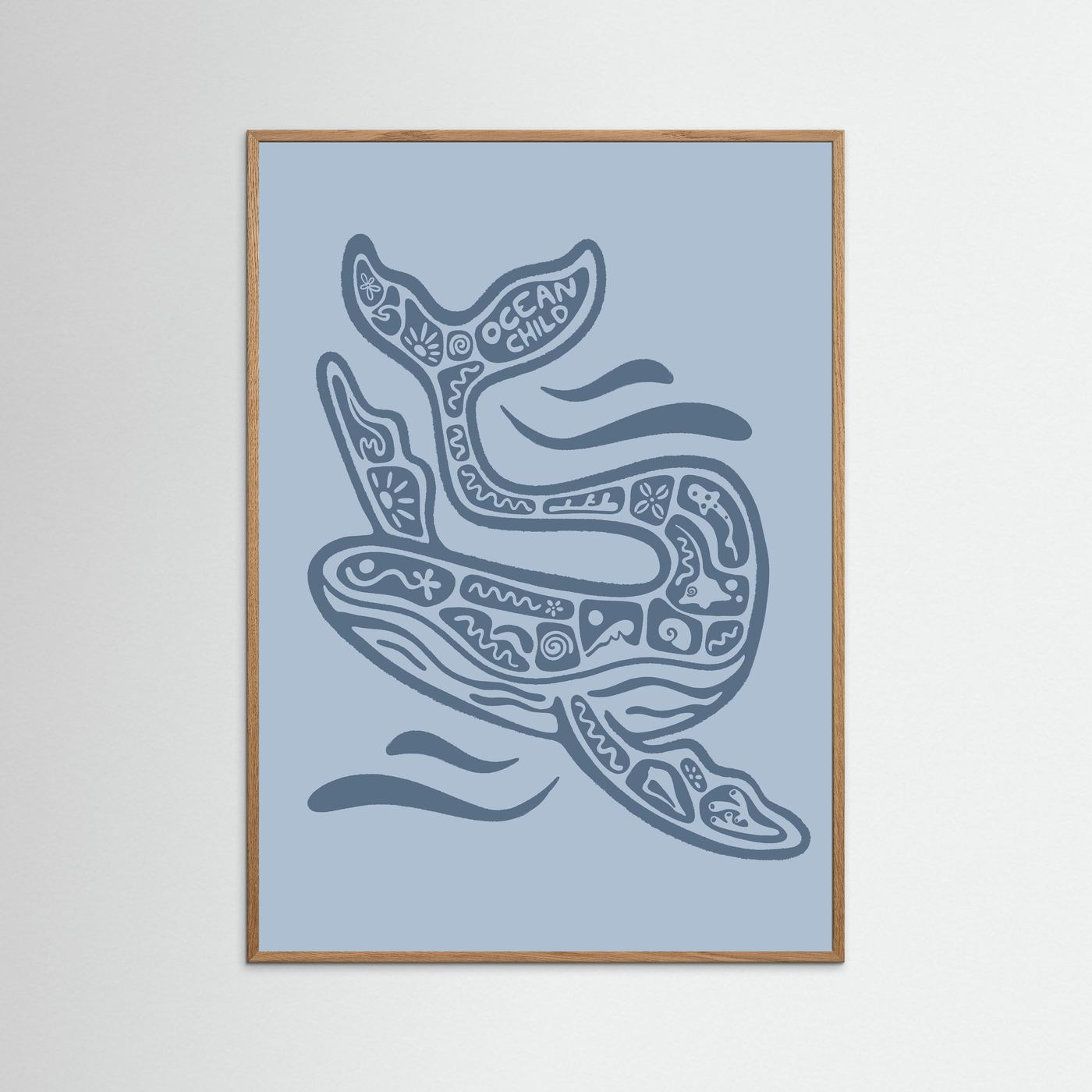 Whale Harmony Poster