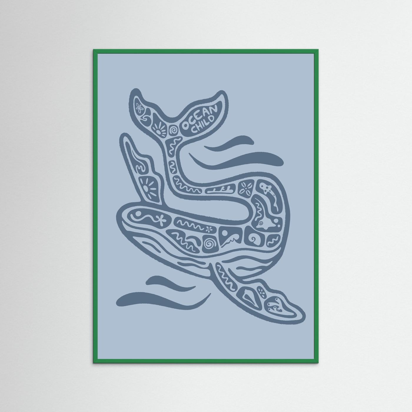 Whale Harmony Poster