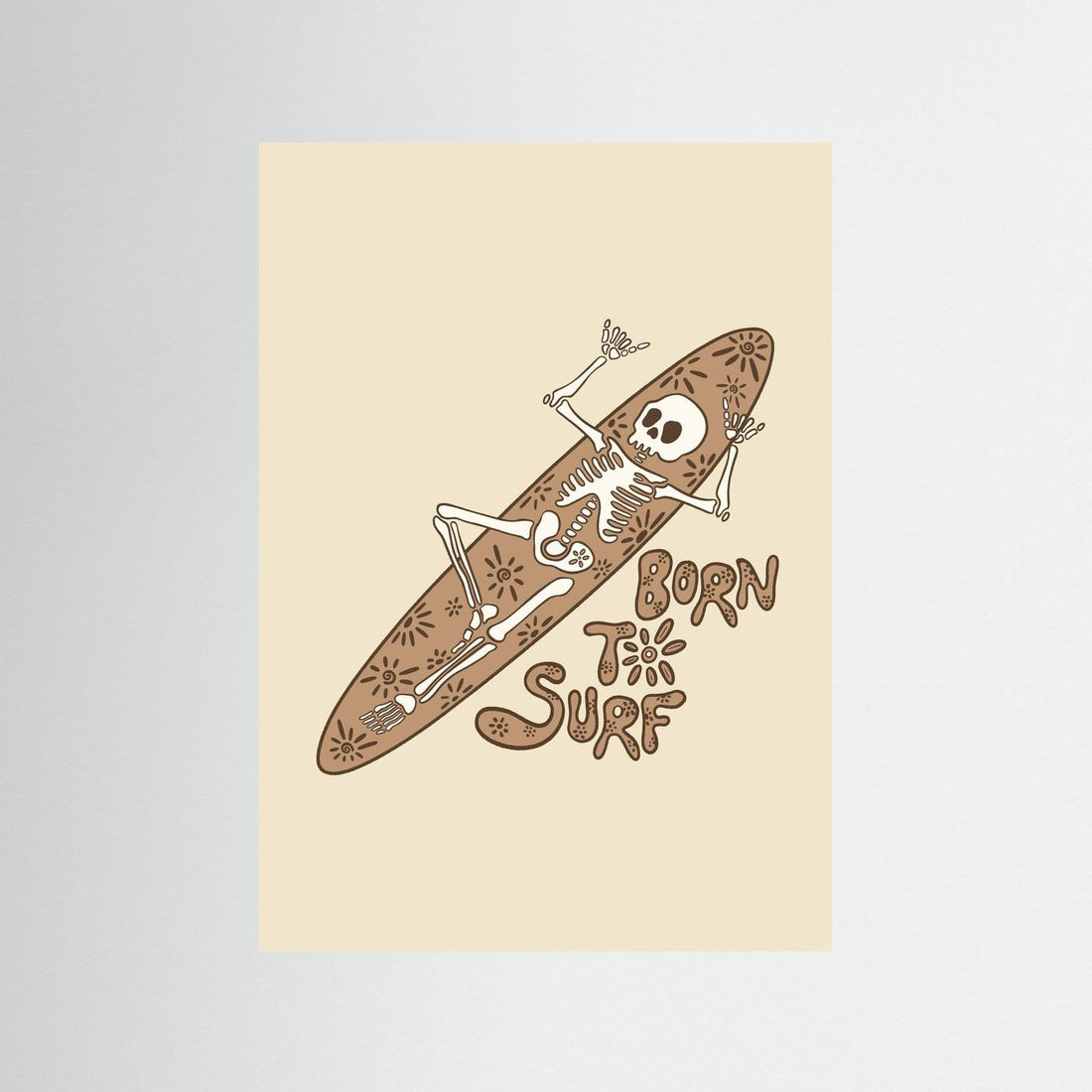 Born to Surf Poster